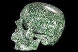 Realistic, Polished Hamine Jasper Skull #116391-3